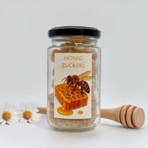 Honig Zuckerl im Glas – milde Bonbons mit echtem Honig